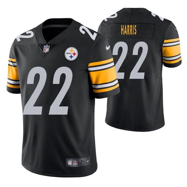 Men Pittsburgh Steelers #22 Najee Harris Nike Black Limited NFL Jersey